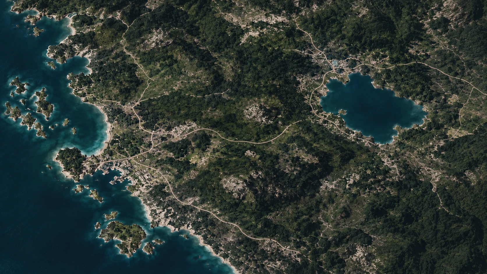 Fictional coastal training terrain